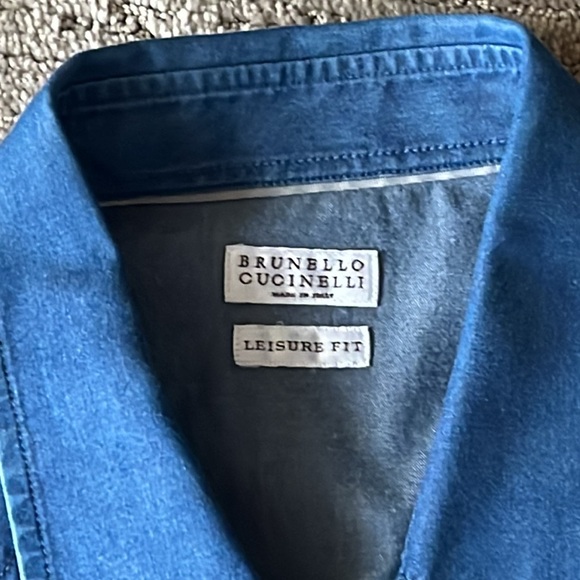 Brunello Cucinelli Denim Snap Down - Picture 9 of 14